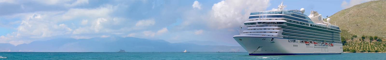 Allura cruiseship in Mediterranean Sea